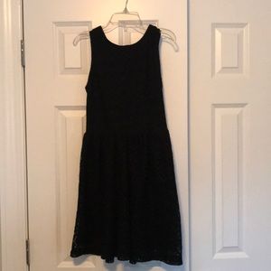 Girls size small black dress